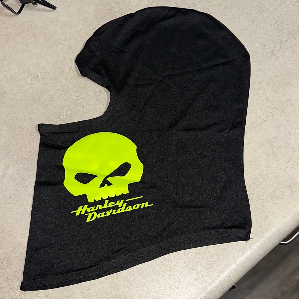 Harley-Davidson black and neon green Sheisty